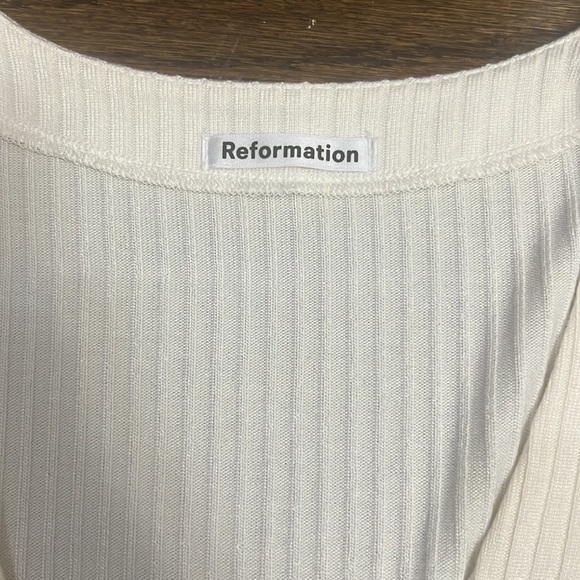 REFORMATION Gellar Top in White size M - Picture 7 of 10